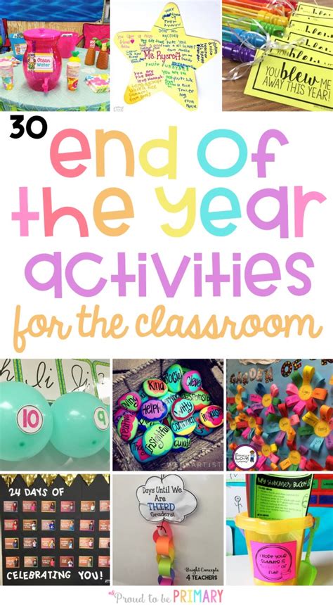 end of school year games